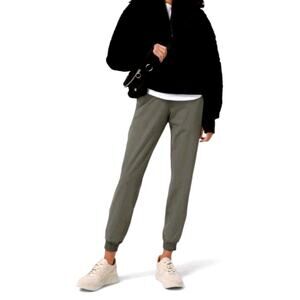 Lululemon On the Fly Jogger Dark Olive Size 10 Athleisure Workout Gym #951